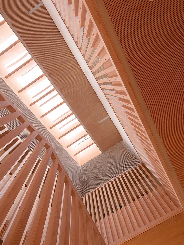 Kinderhaus Mönchweiler in Holzbauweise mit vorgefertigten Holzrahmenwänden, Innenausbau, Fassadenarbeiten und Flachdacharbeiten — Kinderhaus, Holzbau, Innenausbau.