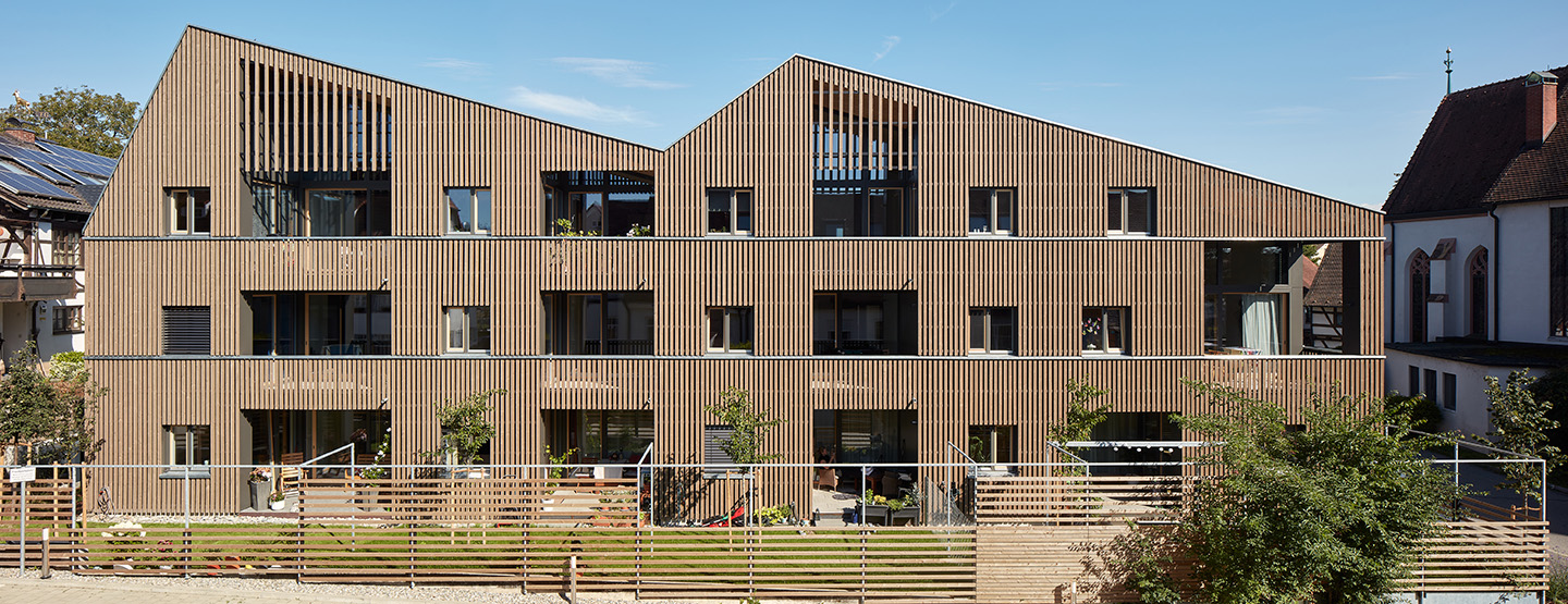 Gebäude in Konstanz – moderne Holzbau- und Fassadenarbeiten am Projekt Kennerweg 11, realisiert für Gewerbe, Büros und Verwaltungsgebäude.