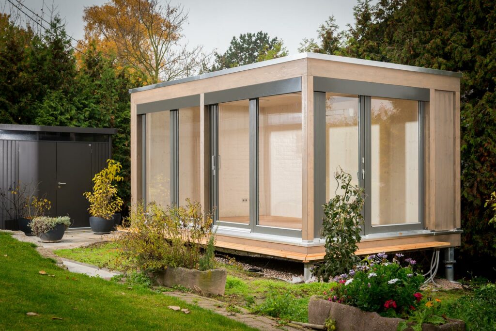 Garten-Buero bei Mainz