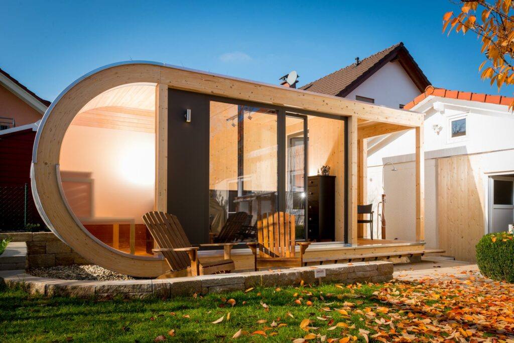 Sauna-Gartenhaus - Ettwein Gartenlounge