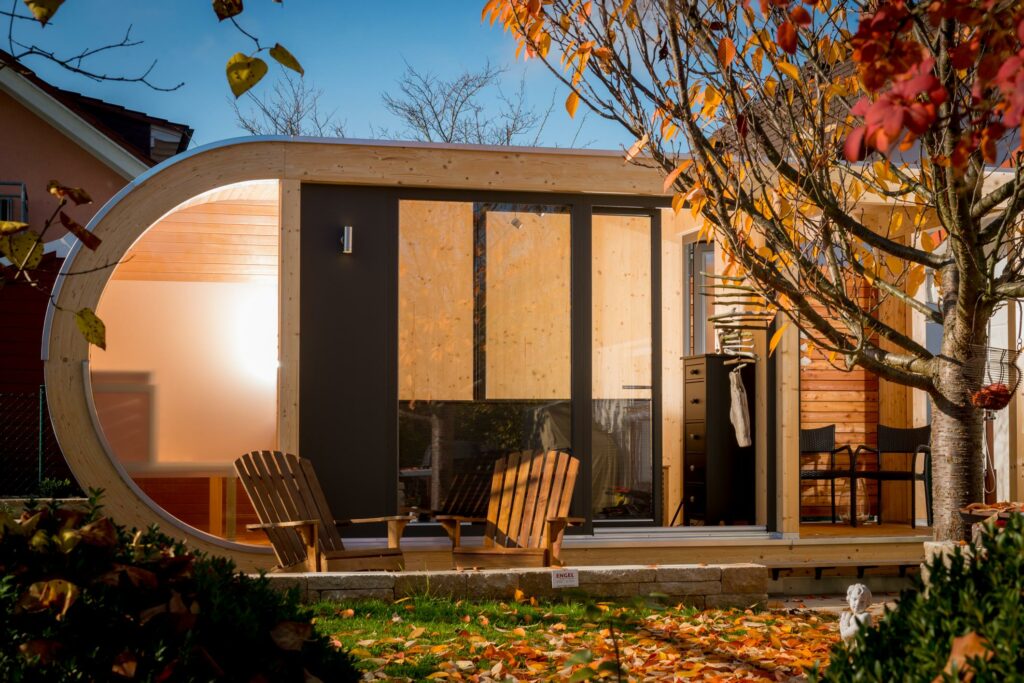 Sauna-Gartenhaus - Ettwein Gartenlounge