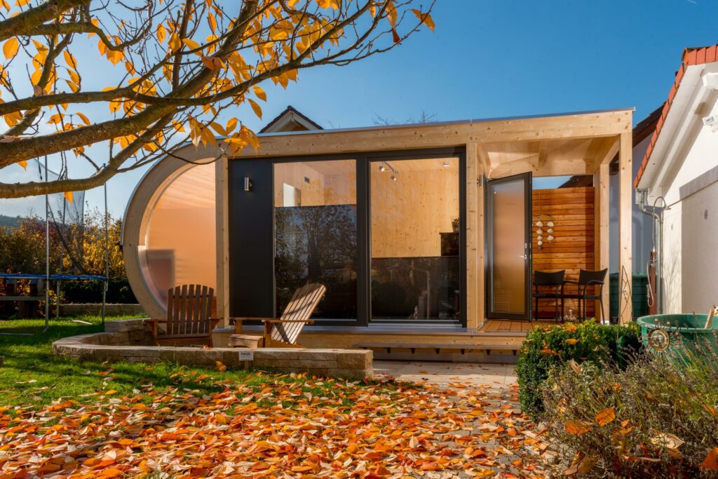 Sauna-Gartenhaus - Ettwein Gartenlounge