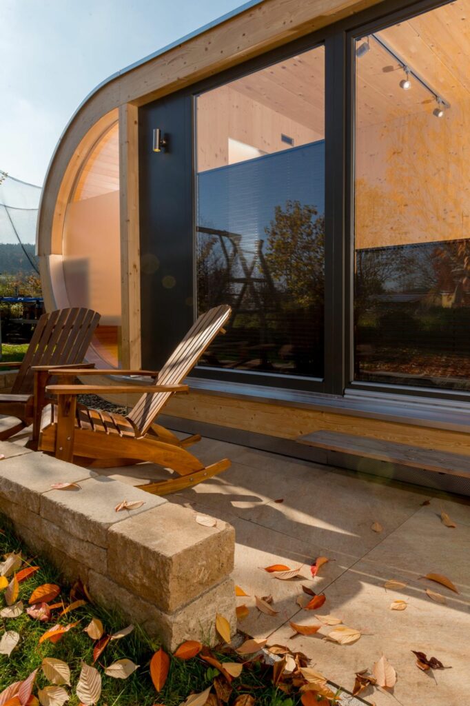 Sauna-Gartenhaus - Ettwein Gartenlounge